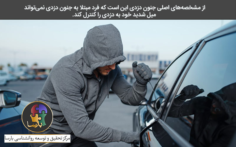 ویژگی های جنون دزدی ویژگی های جنون دزدی