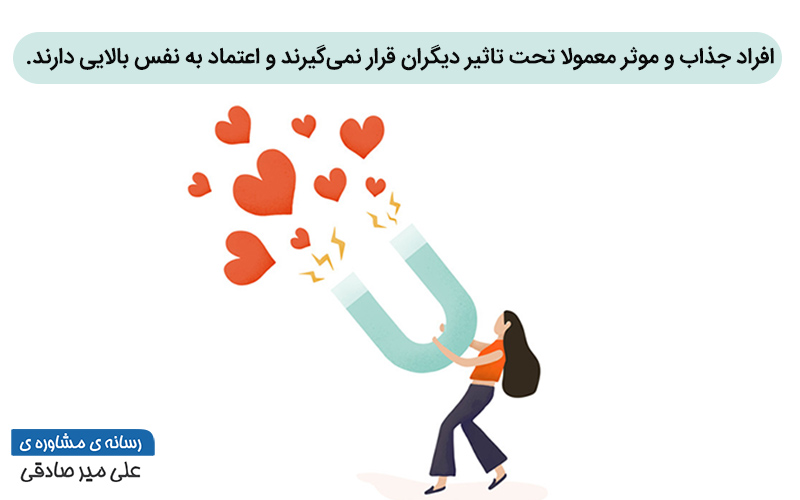 خصوصیت های افراد جذاب خصوصیت های افراد جذاب