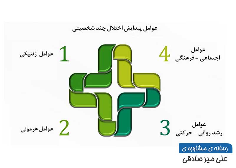 عوامل پیدایش اختلال چند شخصیتی عوامل پیدایش اختلال چند شخصیتی
